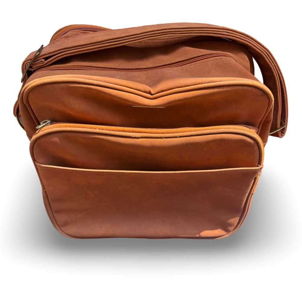 Vintage 70’s Burnt Orange Carryon